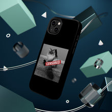Load image into Gallery viewer, Censored Cat iPhone MagSafe Tough Cases