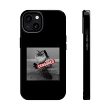 Load image into Gallery viewer, Censored Cat iPhone MagSafe Tough Cases