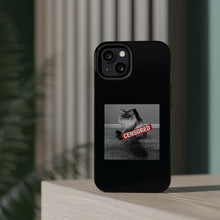 Load image into Gallery viewer, Censored Cat iPhone MagSafe Tough Cases