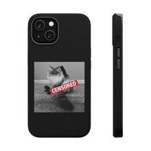 Load image into Gallery viewer, Censored Cat iPhone MagSafe Tough Cases