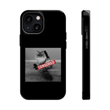 Load image into Gallery viewer, Censored Cat iPhone MagSafe Tough Cases