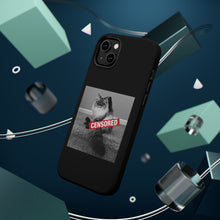 Load image into Gallery viewer, Censored Cat iPhone MagSafe Tough Cases
