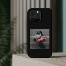 Load image into Gallery viewer, Censored Cat iPhone MagSafe Tough Cases
