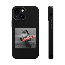 Load image into Gallery viewer, Censored Cat iPhone MagSafe Tough Cases