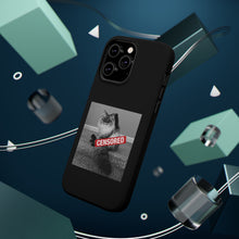 Load image into Gallery viewer, Censored Cat iPhone MagSafe Tough Cases