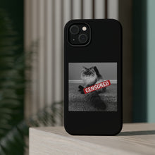 Load image into Gallery viewer, Censored Cat iPhone MagSafe Tough Cases