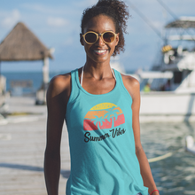 Load image into Gallery viewer, Summer Vibes Women's Racerback Tank