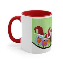 Load image into Gallery viewer, Melissa LoZoff Original Christmas Birds Accent Coffee Mug, 11oz