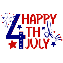 Load image into Gallery viewer, Happy 4th of July