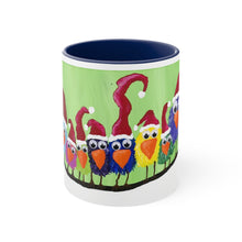 Load image into Gallery viewer, Melissa LoZoff Original Christmas Birds Accent Coffee Mug, 11oz