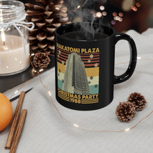 Load image into Gallery viewer, Die Hard Nakatomi Plaza Christmas Party 1988 Black Ceramic Mug 11oz / Bruce Willis / Nakatomi Corporation/ Yippee-ki-yay / Christmas / Holiday
