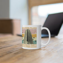 Load image into Gallery viewer, Die Hard Nakatomi Plaza Christmas Party 1988 Ceramic Mug 11oz / Bruce Willis / Nakatomi Corporation/ Yippee-ki-yay / Christmas / Holiday
