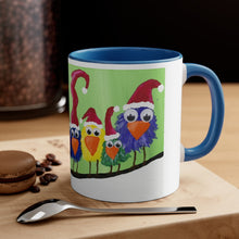 Load image into Gallery viewer, Melissa LoZoff Original Christmas Birds Accent Coffee Mug, 11oz