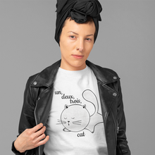 Load image into Gallery viewer, Count to Cat in French - Un, Deux, Trois, and Cat!