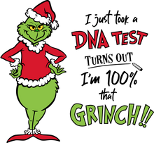 Load image into Gallery viewer, Grinch - I Just Took a DNA Test. Turns Out I'm 100% That Grinch