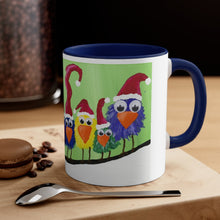 Load image into Gallery viewer, Melissa LoZoff Original Christmas Birds Accent Coffee Mug, 11oz