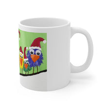 Load image into Gallery viewer, Melissa LoZoff Original Christmas Birds Ceramic Mug 11oz