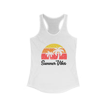 Load image into Gallery viewer, Summer Vibes Women&#39;s Racerback Tank
