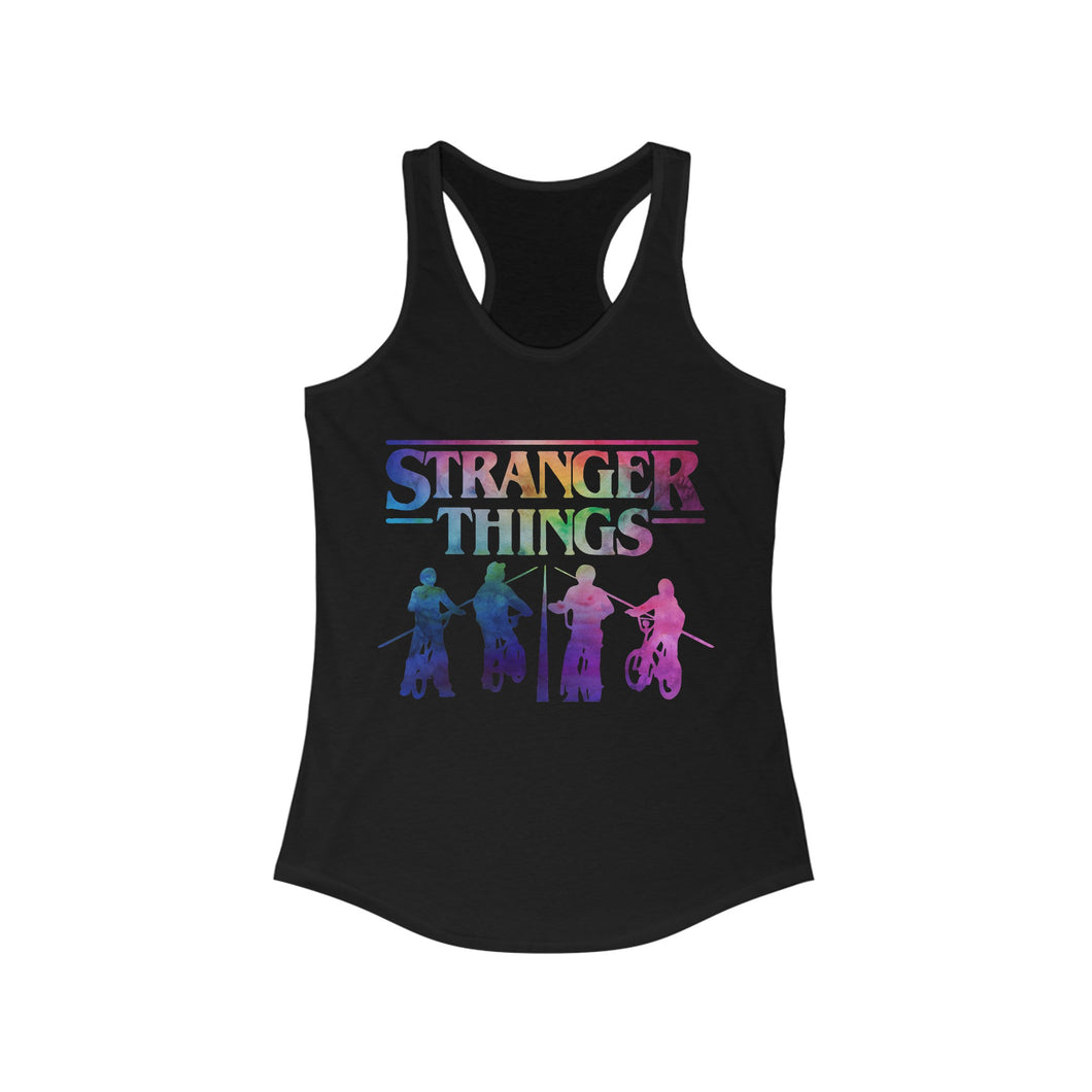 Stranger Things - Tie Dye Women's Racerback Tank