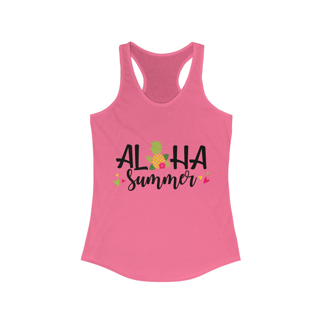 Aloha Summer Women's Racerback Tank