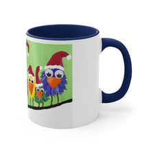 Load image into Gallery viewer, Melissa LoZoff Original Christmas Birds Accent Coffee Mug, 11oz
