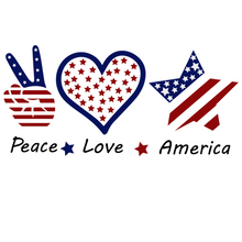 Load image into Gallery viewer, Peace Love America
