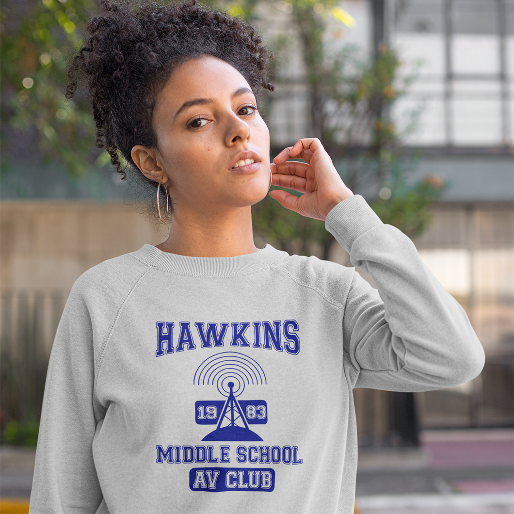 Stranger Things - Hawkins Middle School's 1983 AV Club Sweatshirt