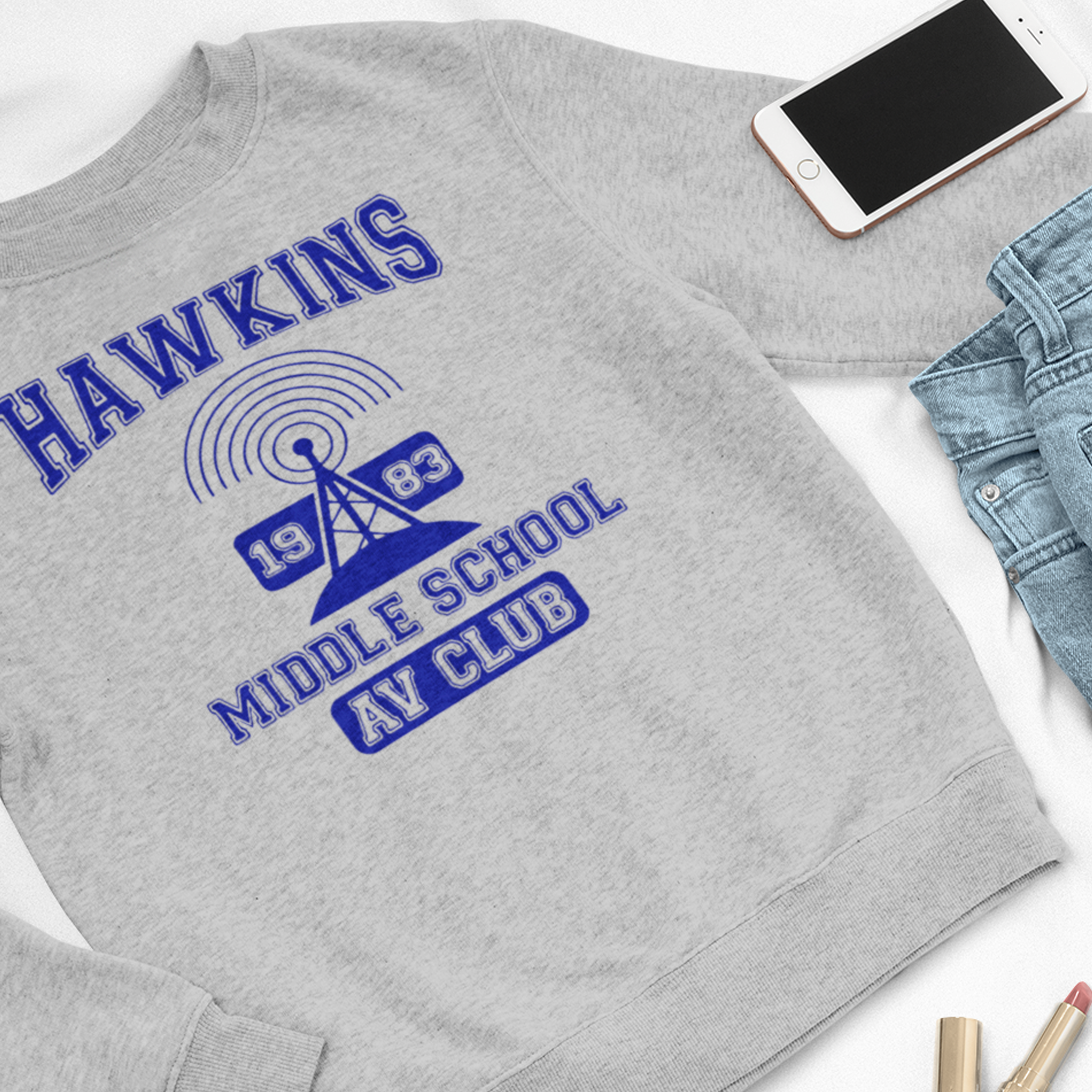 Stranger Things Hawkins Middle School s 1983 AV Club Sweatshirt