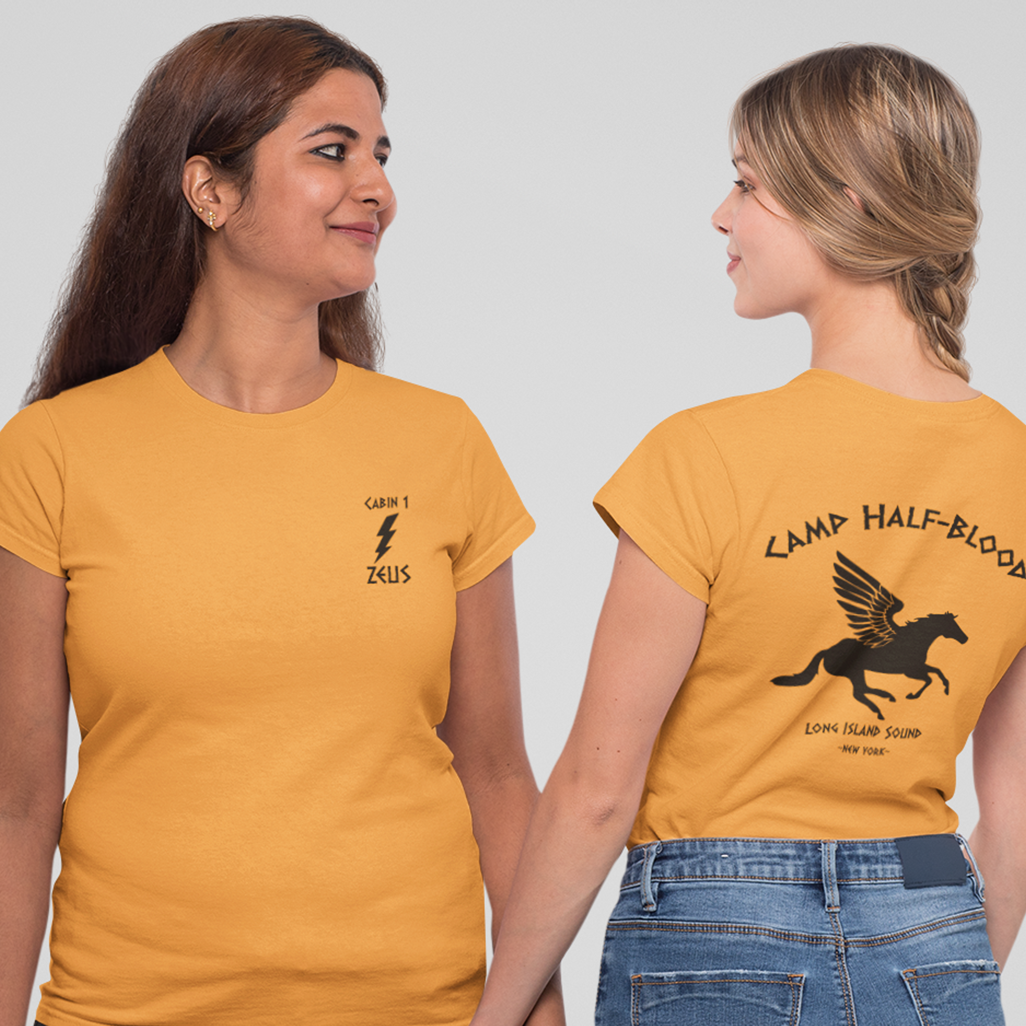 Percy Jackson - Camp Half Blood with Cabin Number, Logo, and Name – Black  Cat Tees