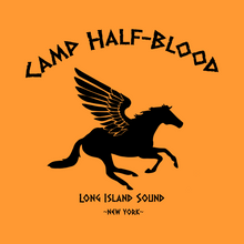 Load image into Gallery viewer, Percy Jackson - Camp Half Blood with Cabin Number, Logo, and Name
