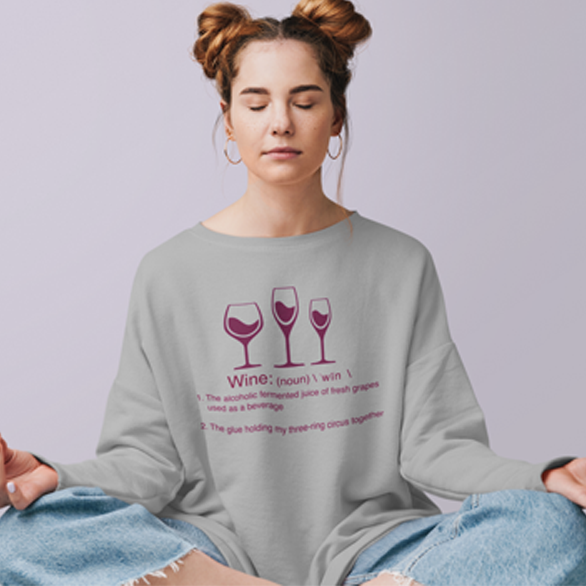 Wine noun sweatshirt 2025