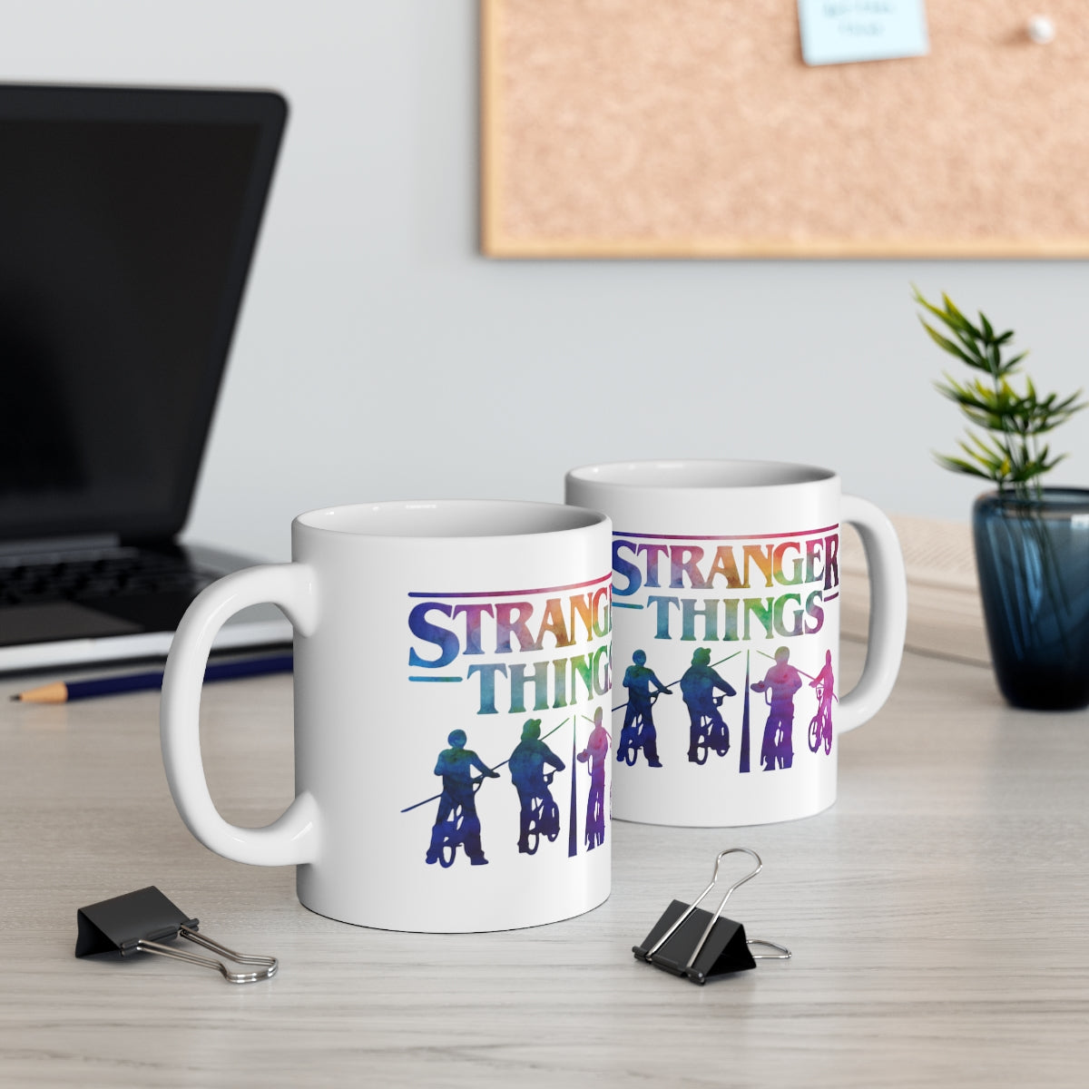 STRANGER THINGS LOGO - 11oz - Mug -White